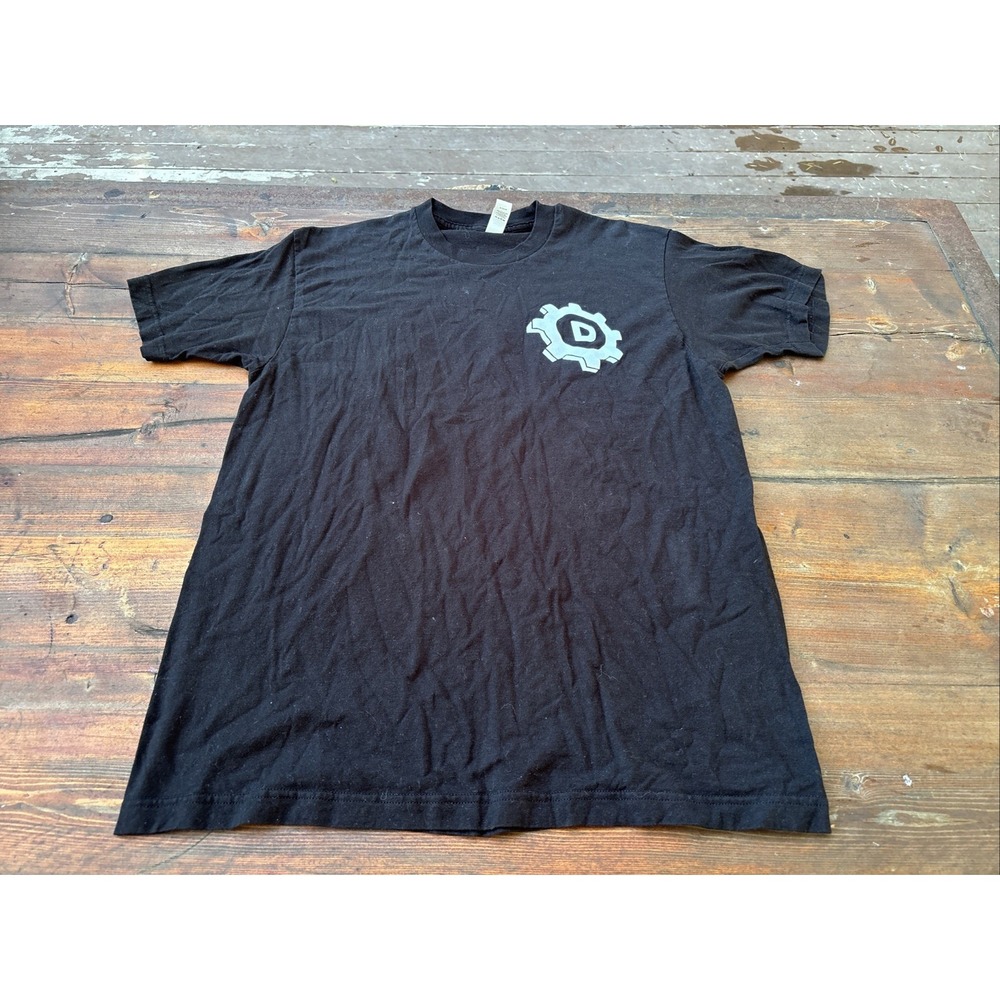 Defender Outdoors T-Shirt Men's L Black AR-15 Bolt Gear Logo Spidersense Comic